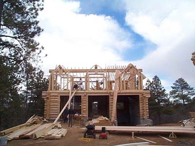 Log Home Construction