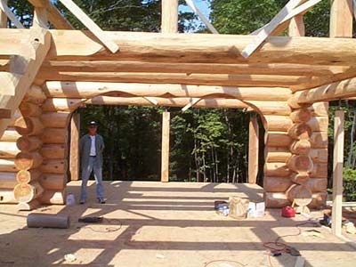 Log Home Construction