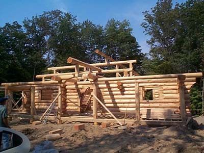 Log Home Construction