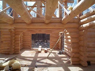 Log Home Construction