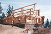 Log Home Plans - Construction Photos