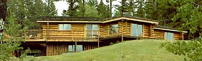 Log Home Exterior Photo