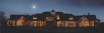 Log Home Exterior Photo