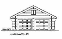 Log Home Design - Garages