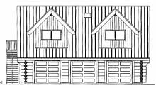 Log Home Design - Garages